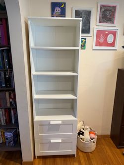 IKEA book shelf with bottom drawers