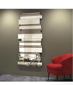 Large brown venetian mirror 23.6*47.2 in