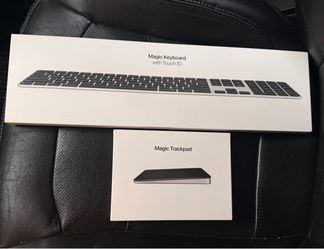 Apple Magic Keyboard with Numeric Keypad A3119 & Magic Trackpad A3120