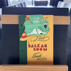 The Balkan Room at the Earle Restaurant