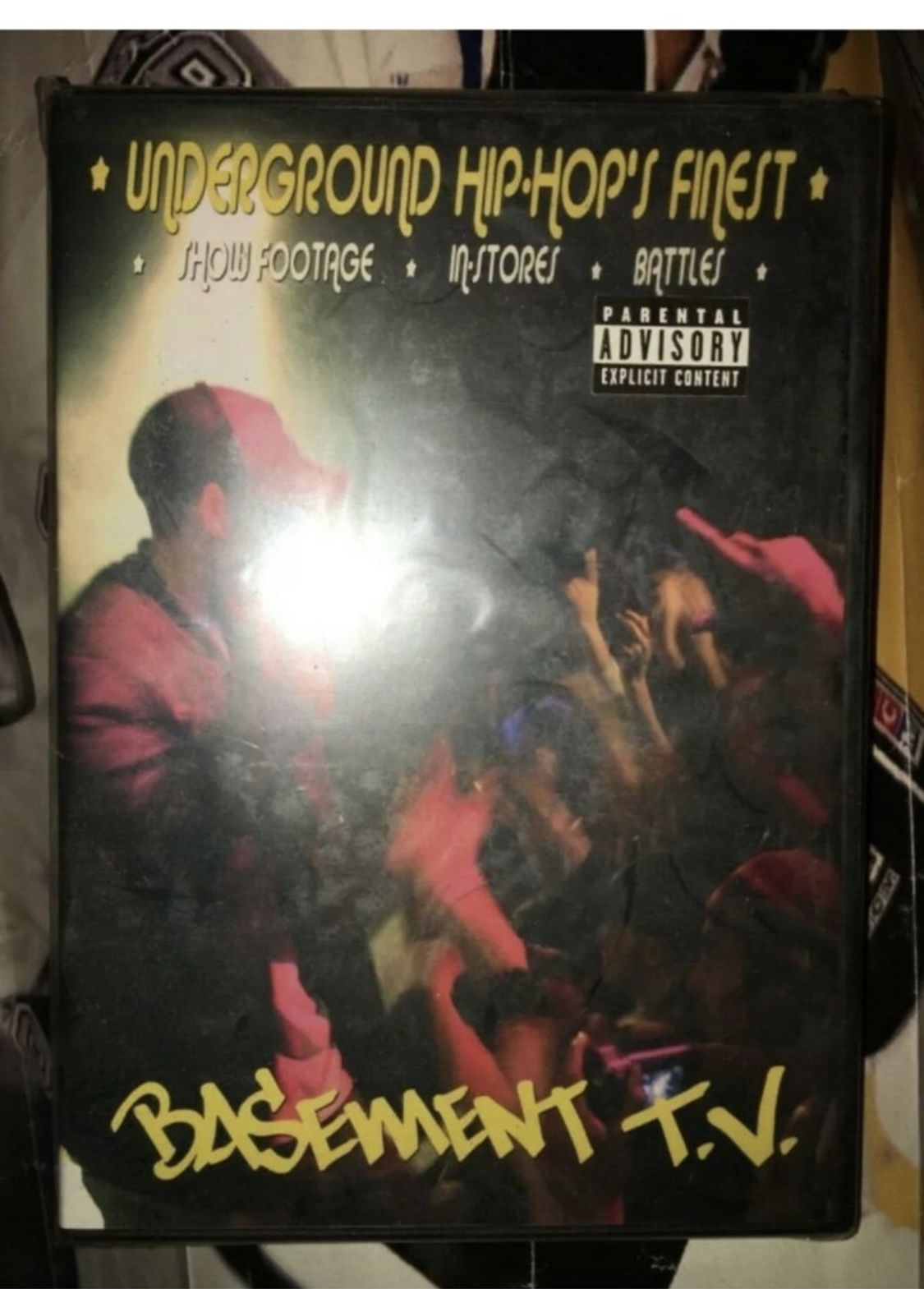 BASEMENT T.V. DVD sealed new FEAT: FATLIP, CASUAL, 2MEX, ACEYALONE, Atmosphere, LIVING LEGENDS, ABSTRACT RUDE, El-P Aesop Rock, Eyedea & ABILITIES, B