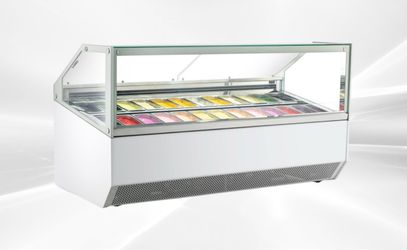 🍨🔥 NEW NSF 88" GELATO DIPPING CABINET – 24 PAN – DW-24 🔥🍨