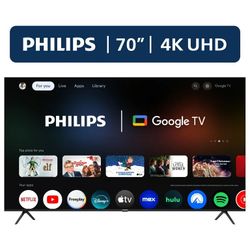 New 70’ Inch Phillips 4K Smart Tv ..$350.00!!