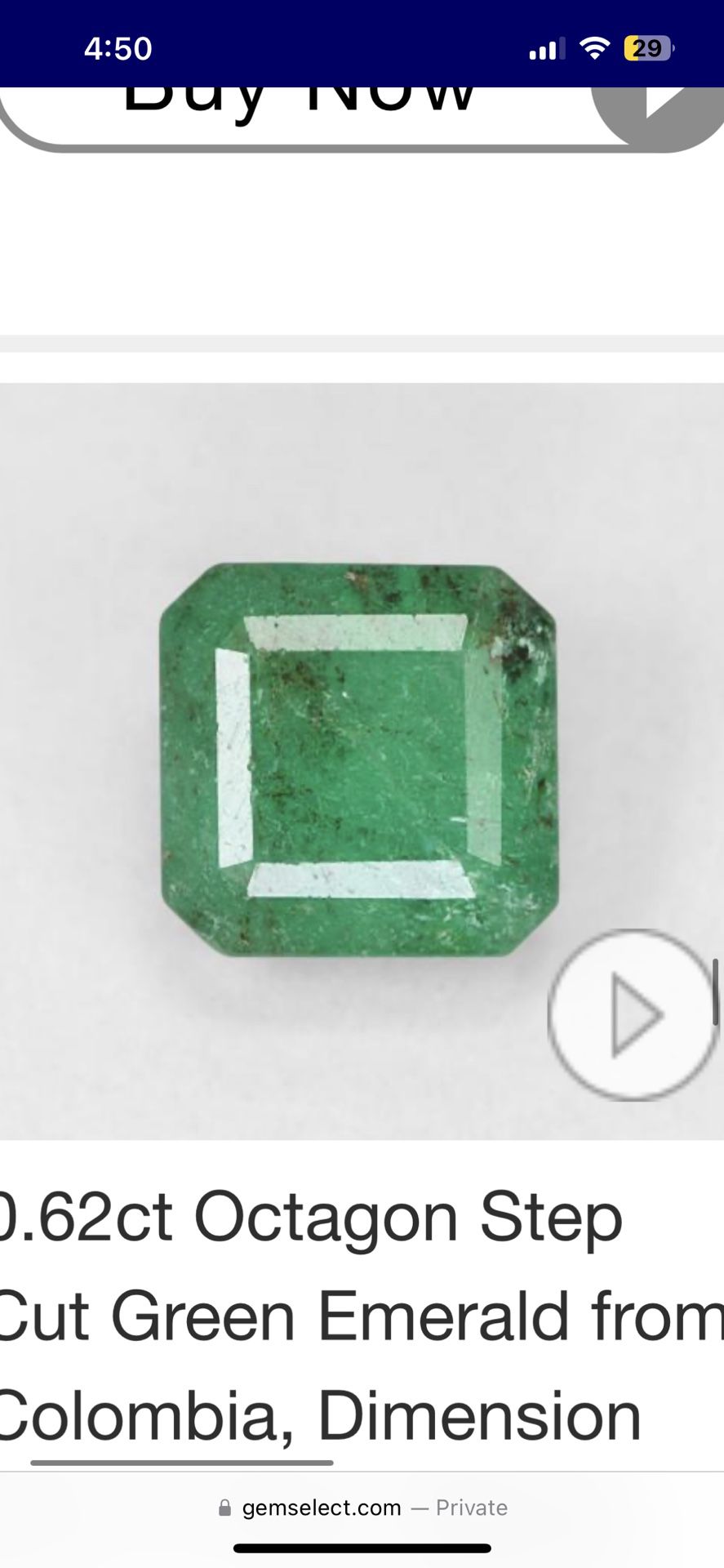 Loose Emerald, Colombian Origin