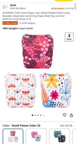 Reusable swim diapers