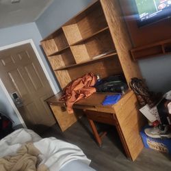 3 Piece Wooden Desk L Shape