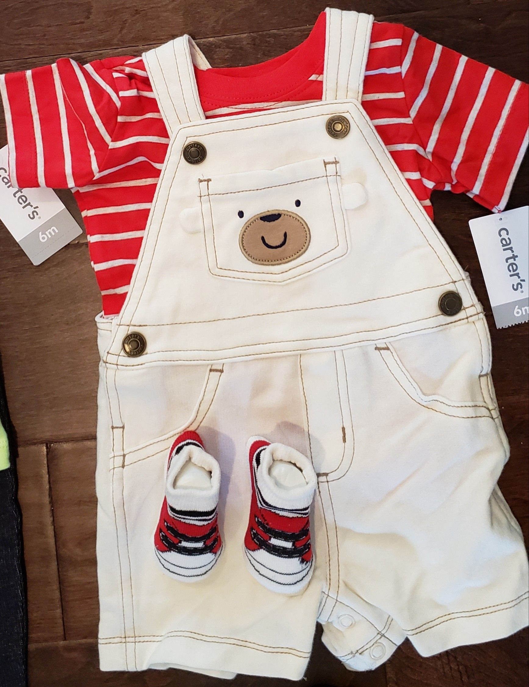 FOUR - 6 month boys outfits by Carter