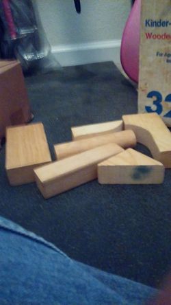 Wooden blocks