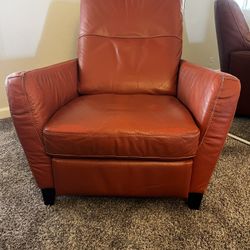 Leather Reclining Armchair 