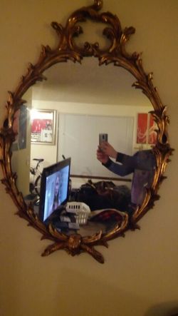 Antique mirror 4ft tall 2.5 ft wide