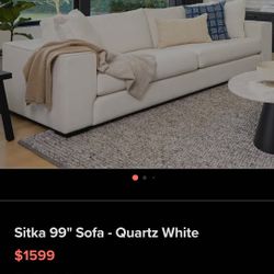 Gorgeous New In The Box Article Sofa