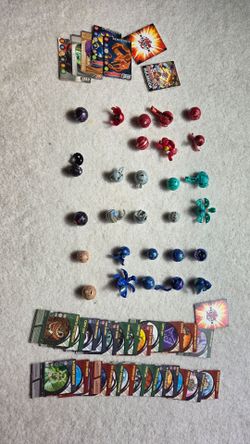 Bakugan Vintage Collectors Set: 30 Bakugans, 6 Magnetic Cards, 26 Ability Cards; Price is OBO