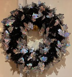 Halloween Ghost Wreath