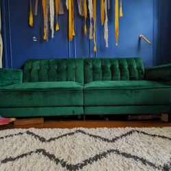 Green Velvet Sleeper Sofa