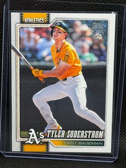 2026 Topps Series 2 Tyler Soderstrom Canvas Parallel /50 #564 Athletics SP