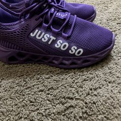 New Fabric Sneakers Size 8