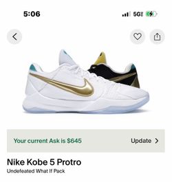 Nike Kobe 5 Protro Undefeated Sz 8.5