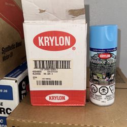 Box of Krylon Spray Paint