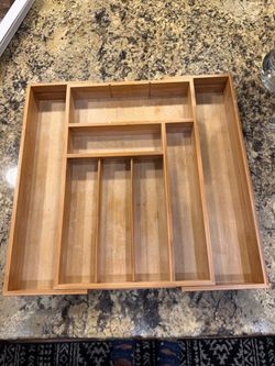 Bamboo Expandable Drawer Organizer
