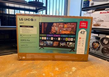 43UA71 43” Lg smart 4k led Uhd tv