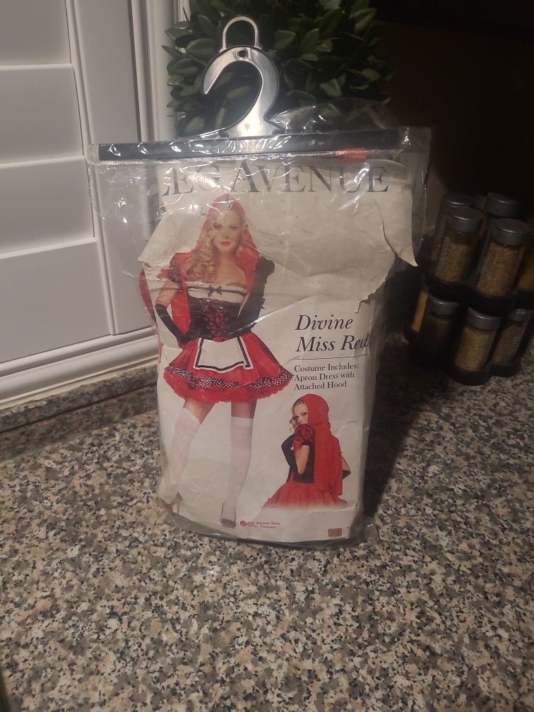 Adult Divine Miss Red Custome