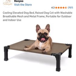 HEEYOO new cooling elevated dog bed