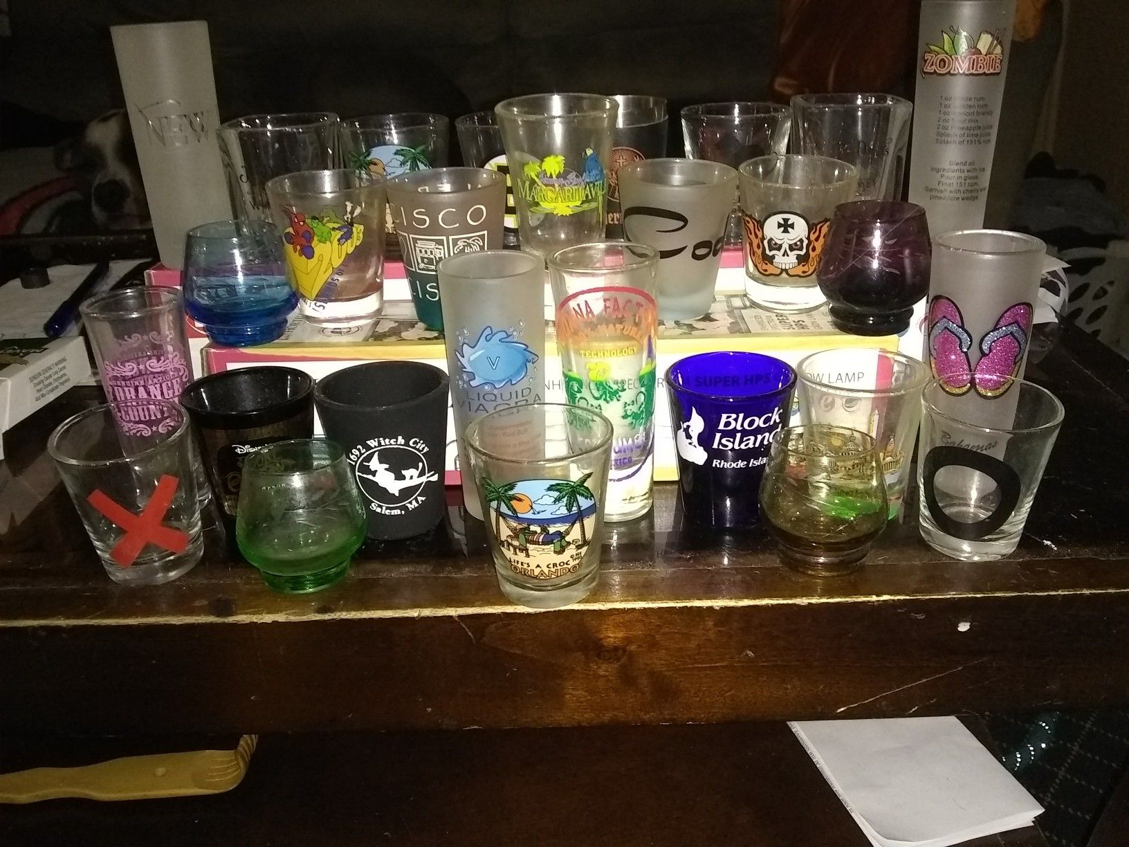 My shot glass collection