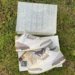 Size 11 Men / 12.5 Women A Ma Maniére Nike Air Jordan 3