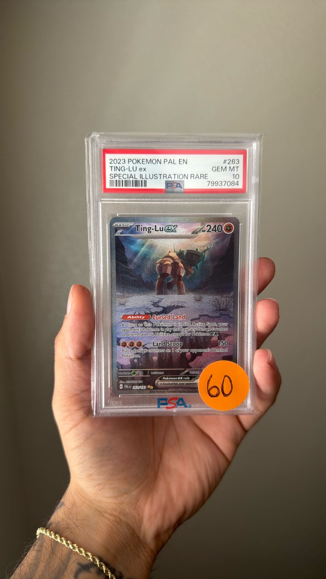 2023 Pokemon Ting - Lu EX #263 PSA 10