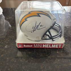 LaDanian Tomlison Riddell mini helmet