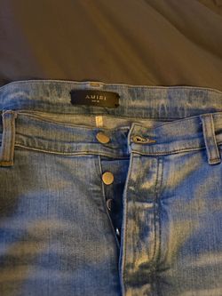 amiri mx1 jeans bandanna patch