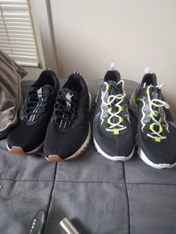 2 Pairs of Sneakers for Sale or will trade for Iphone