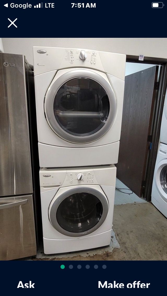 Whirlpool Duet Front Loading Washer and dryer