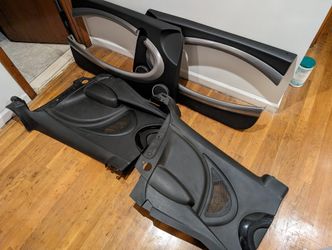 Mini Cooper Door Panels Set Of 4 Checkered R56 Carbon Fiber 