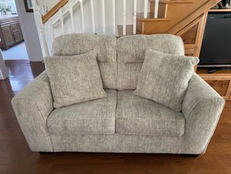 Fabric Loveseat in New Condition