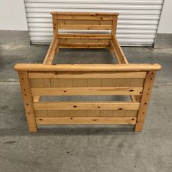 Solid Wood Twin Size Bed Frame 