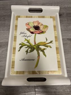 Gloria Blissful Anemone Decorative Serving Tray. Negotiable