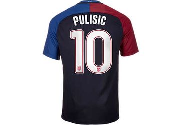 Pulisic USA home jersey 2017 10