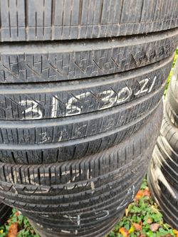 315/30/21 single tire