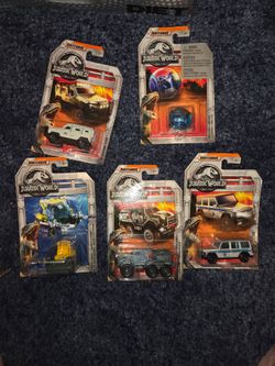 Matchbox Jurassic World toy cars