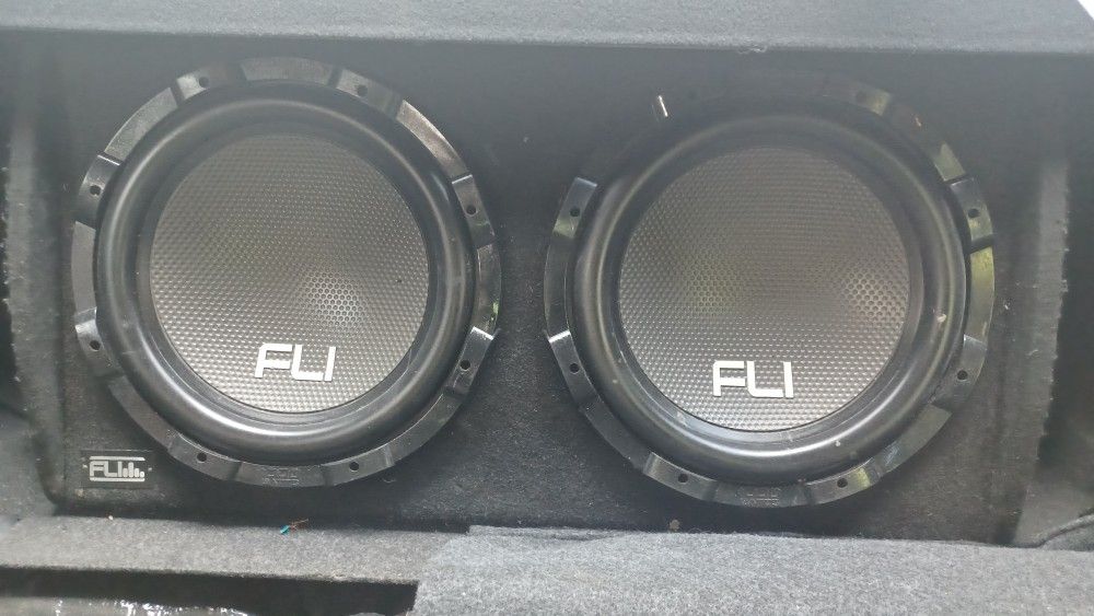 FLI Speakers And Amp.