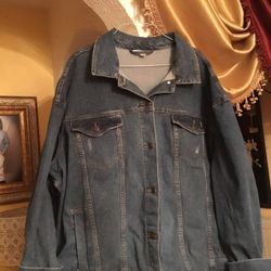 Woman's Levi's Jacket New Size 2 X Brand Terra Sky 