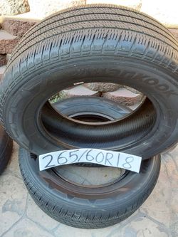 265. 60 r18 2 tires