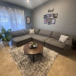 Grey Cloud Couch - FREE DELIVERY