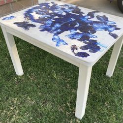 Small wood table - 32” x 25”, 23” high