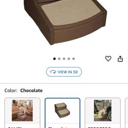 Gently Used Dog Steps With Removable Carpet