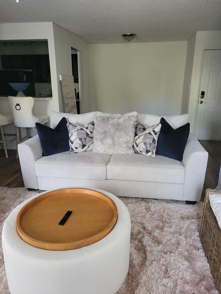 Queen Sleeper Beige sofa sofa sleeper, has never been used