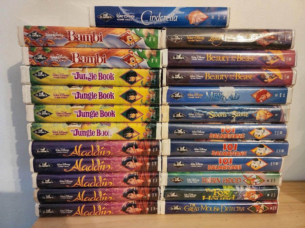 Black Diamond Disney VHS Movies