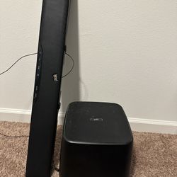 Soundbar And Subwoofer 