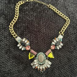 Vintage gem necklace #2